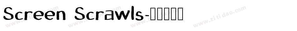Screen Scrawls字体转换